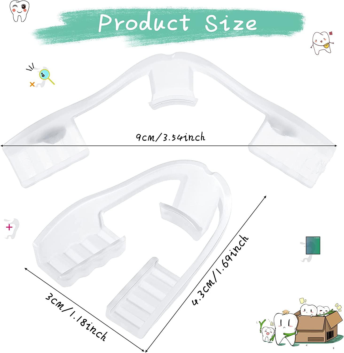 12Piece Kids Nighttime Mouth Guard Set for Teeth Clenching and