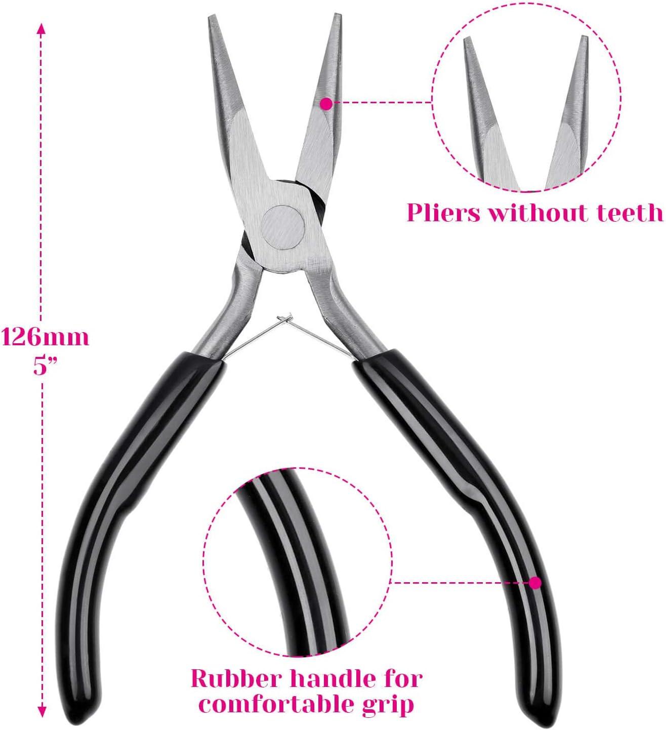 Jewelry Pliers Cridoz Beading Pliers Set with Needle Nose Pliers Round Nose  Pliers and Wire Cutter for Jewelry Making Beading Repair Supplies and  Crafting (set of 3)
