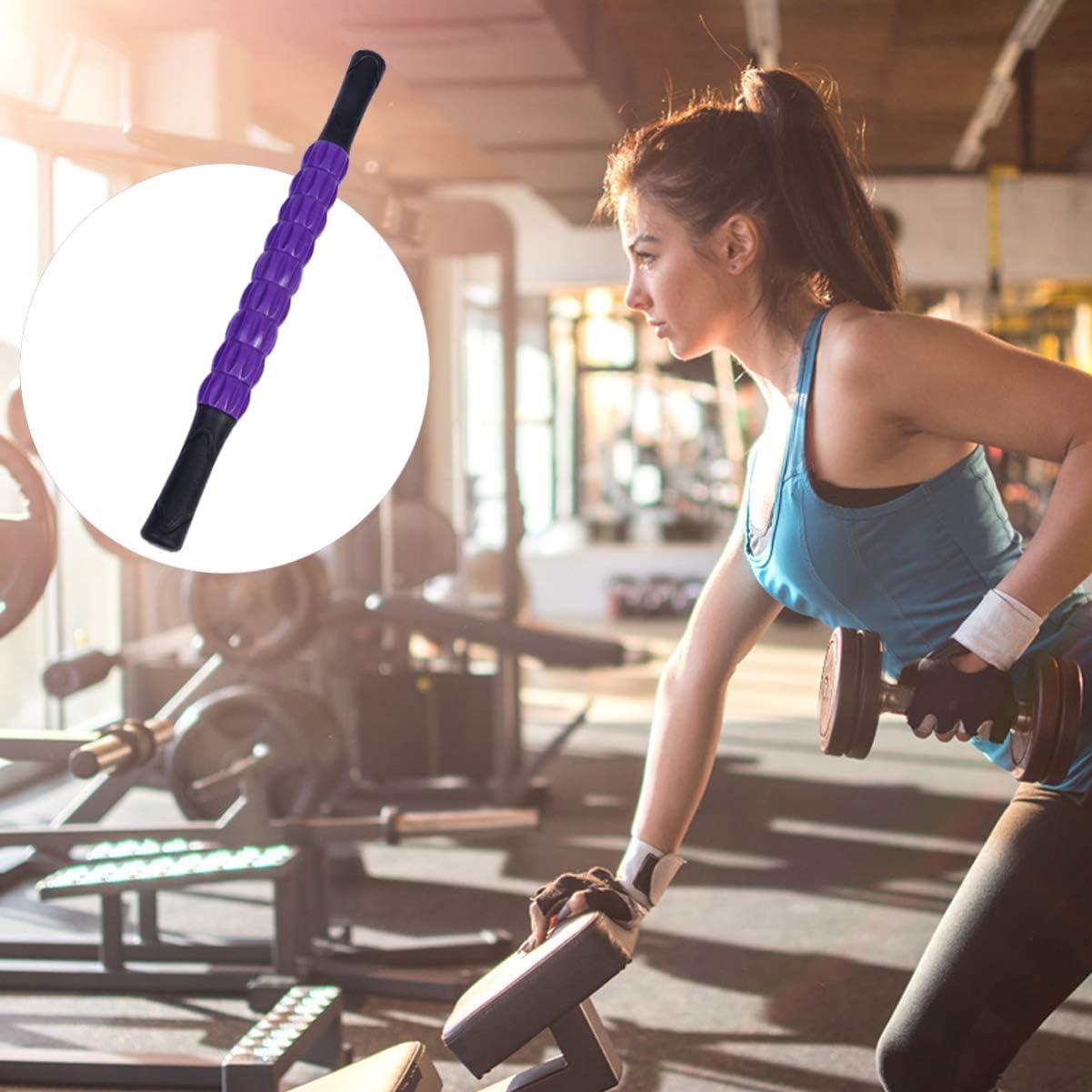 Deep Tissue Massage Roller Stick for Legs Back Violet Muscle