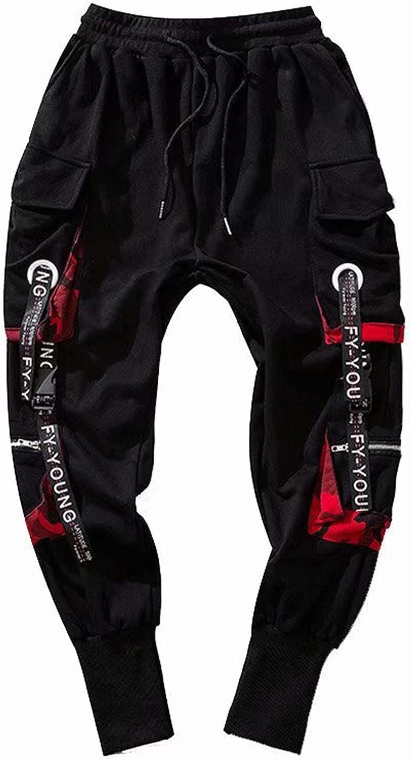 Men's Punk Cargo Baggy Techwear Joggers | Hip Hop Harem Men's Punk Cargo Baggy Techwear Joggers | Hip Hop Harem