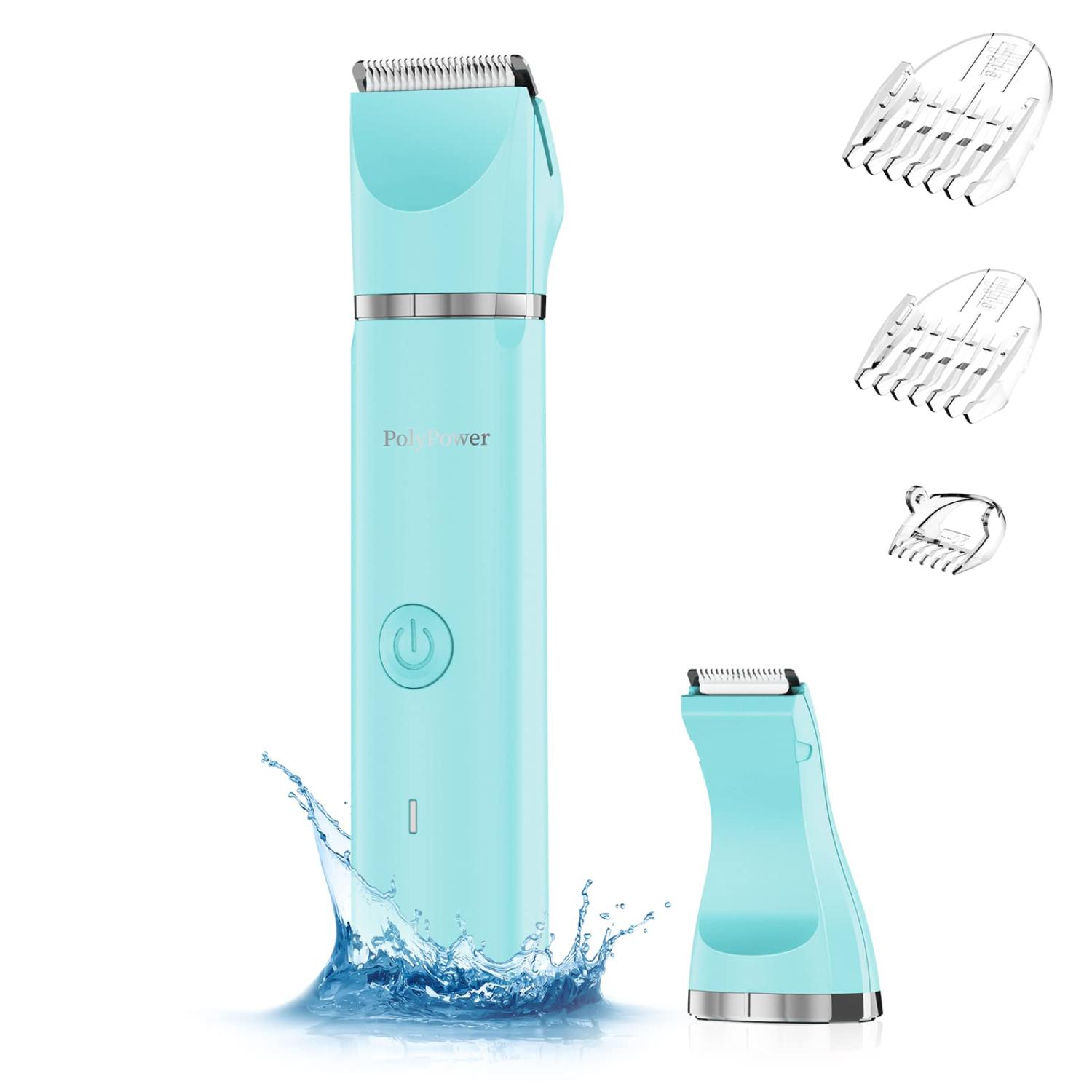 Electric Bikini Trimmer for Women PolyPower 2 in 1 Electric Women