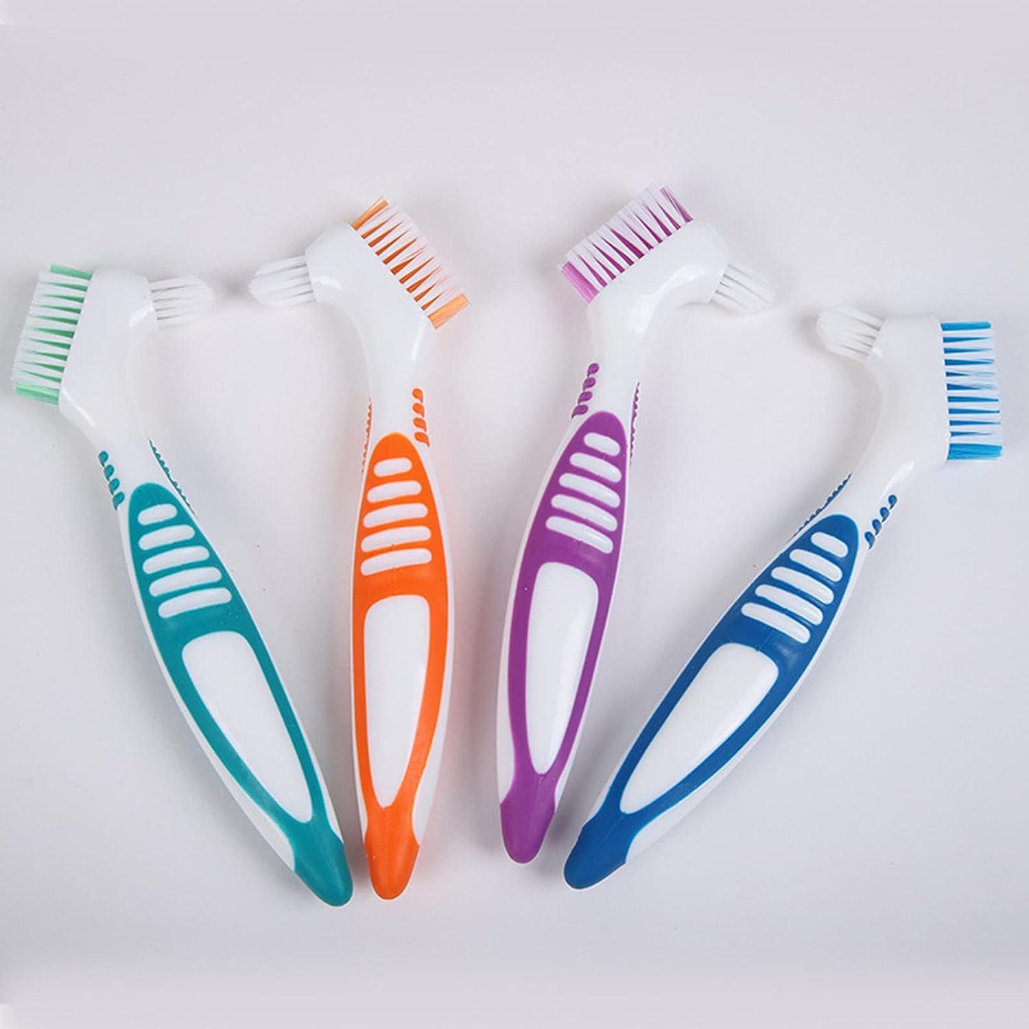 YOUYA DENTAL 12 Pcs Denture Brush for Denture Care, Denture Brush Dual