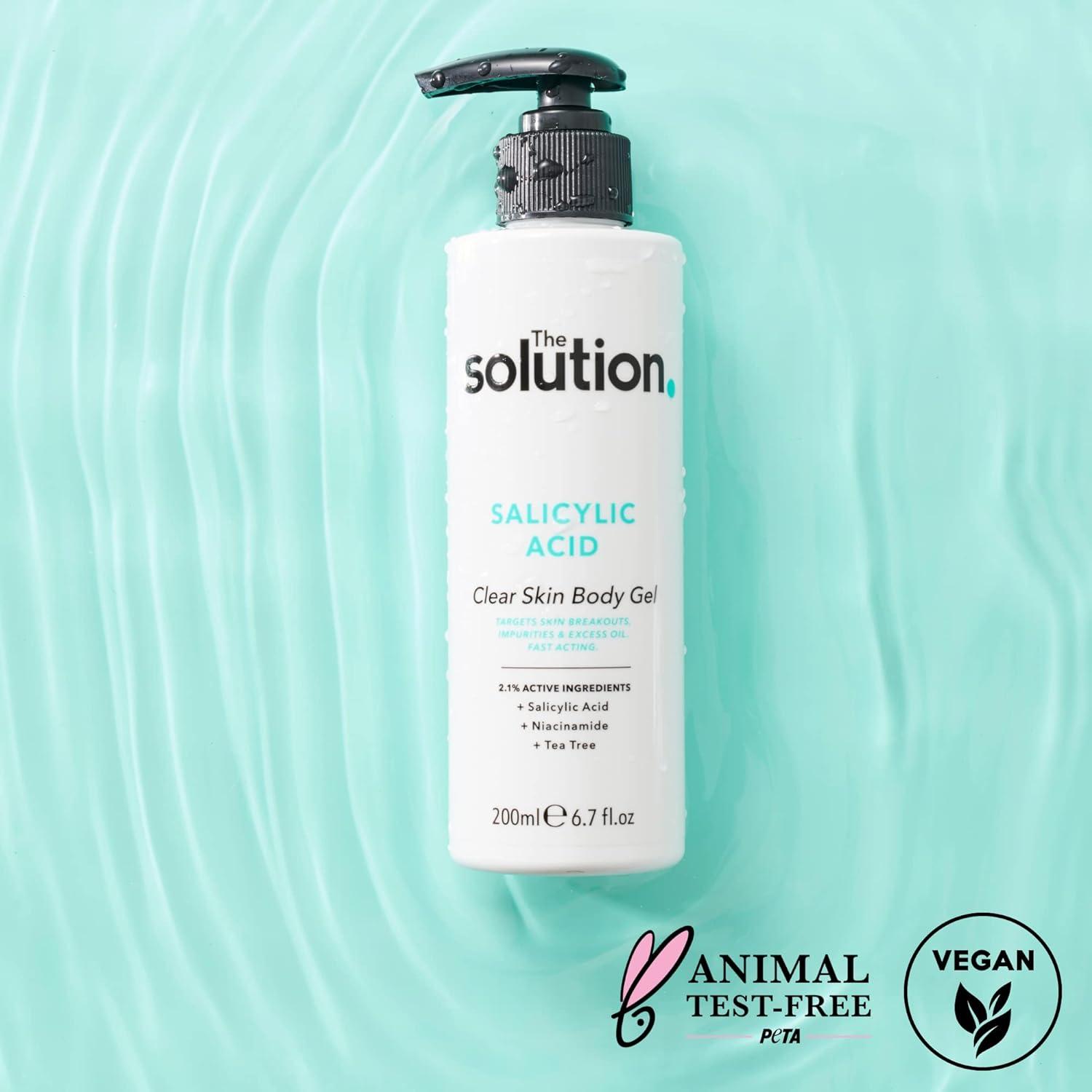 The Solution Salicylic Acid Clear Skin Body Gel Targets Skin Breakouts