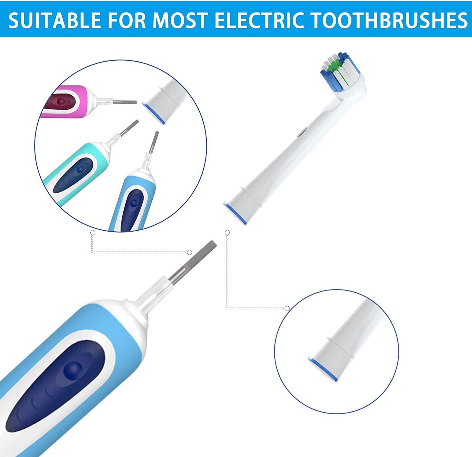 Electric Toothbrush Replacement Heads Compatible with OralB Precision