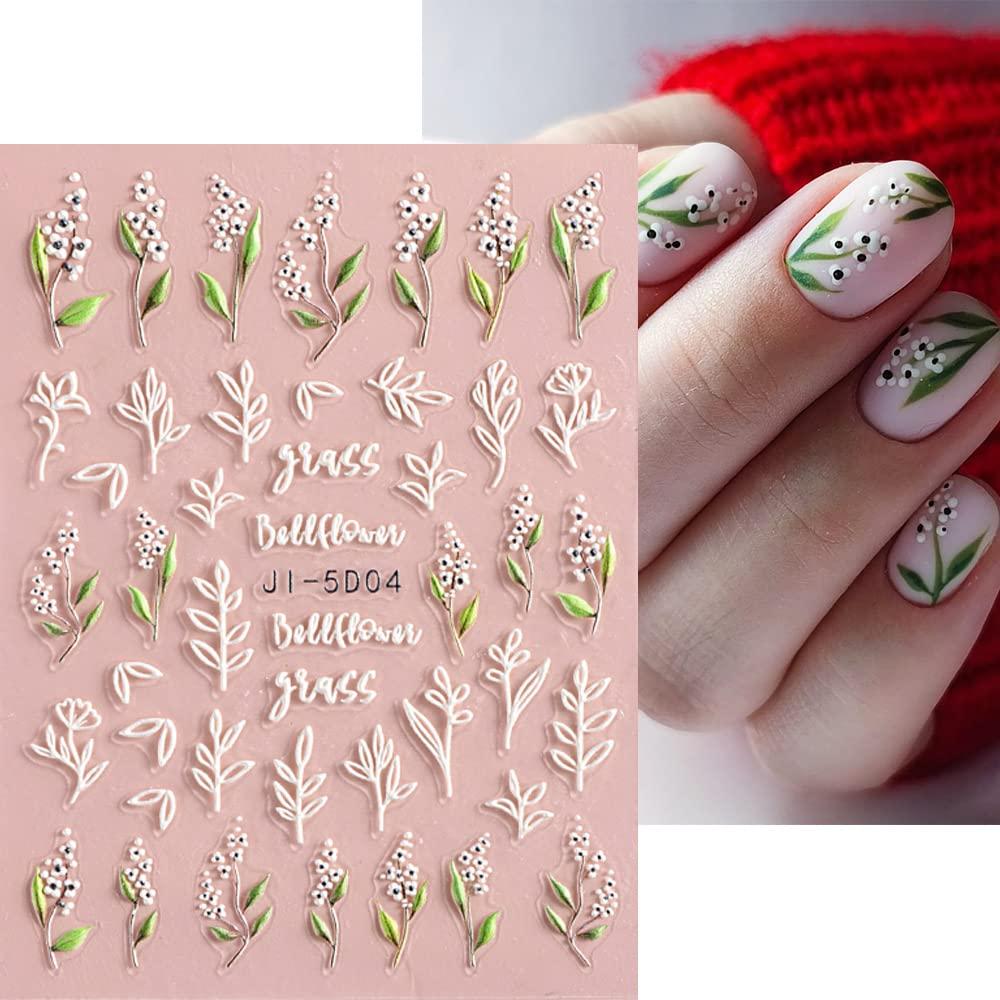 Buy Nail Art Water Decals Stickers Transfers Spring Summer Green Leaf Leaves  Floral Palm Trees Tropical Holidays 827 Online in India - Etsy