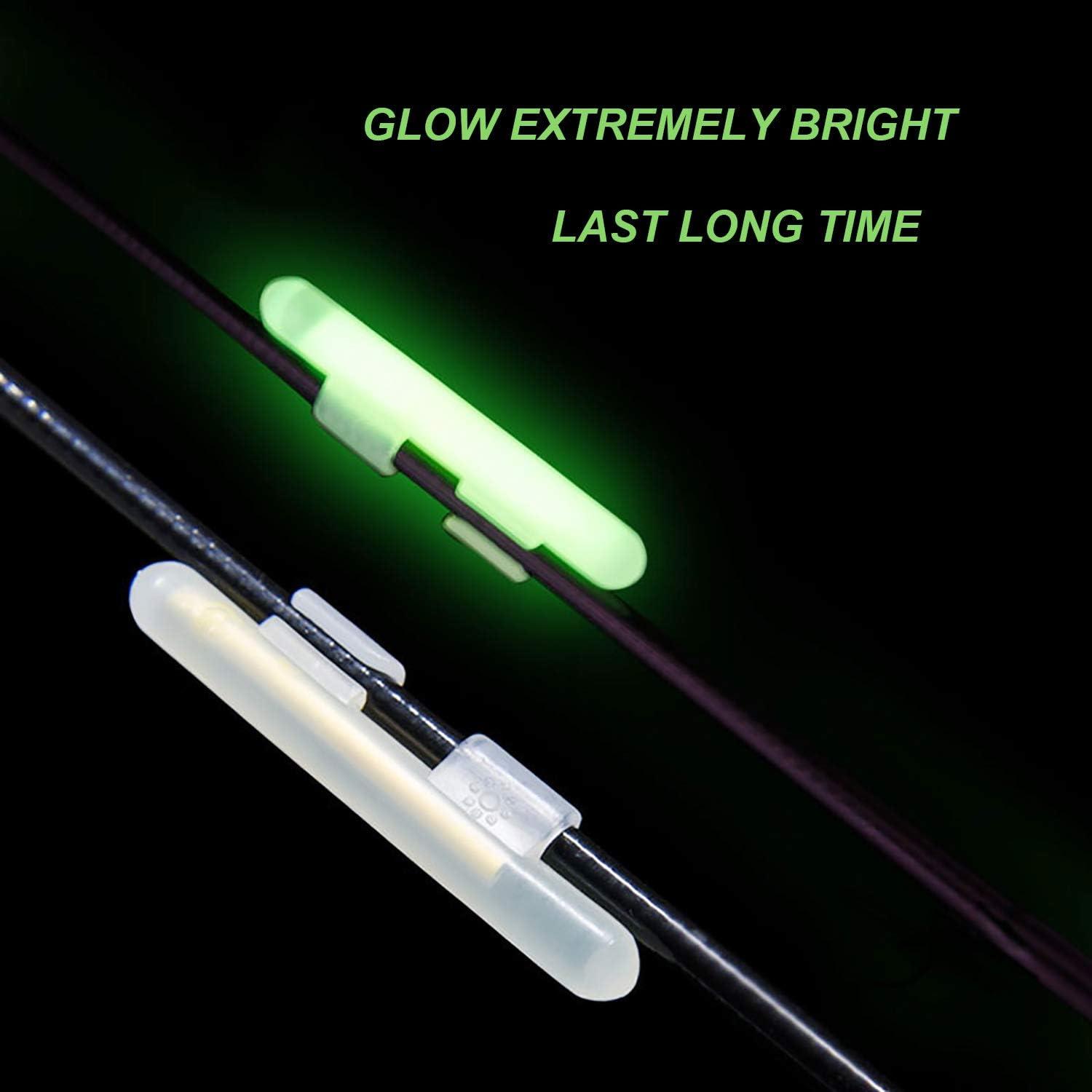 100 Pcs Fishing Glow Sticks,fishing Green Light More Visible Fishing Light  Sticks For Float, Bobber