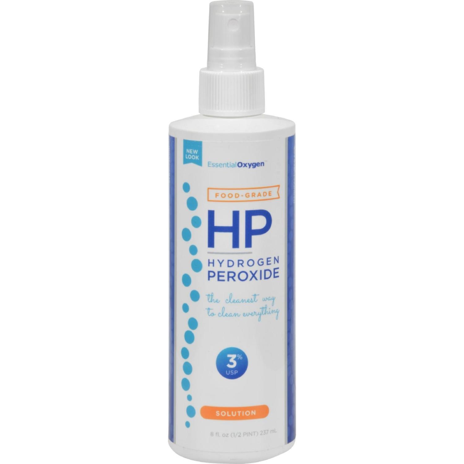 Essential Oxygen Hydrogen Peroxide 3 Food Grade Spray 8 oz
