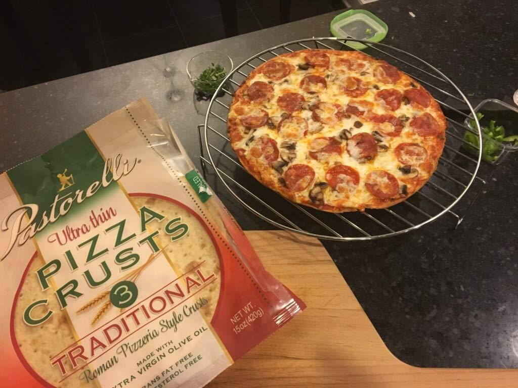 Pastorelli Ultra Thin Pizza Crust Traditional Low Sodium Pizza Crust