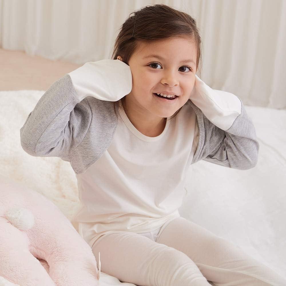 Edenswear Manicotti Con Guanti In Zinco Per Bambini - Eczema E Pelle Sensibile - Morbido TENCEL Con Zinco - Taglia 24 Mesi Grigio