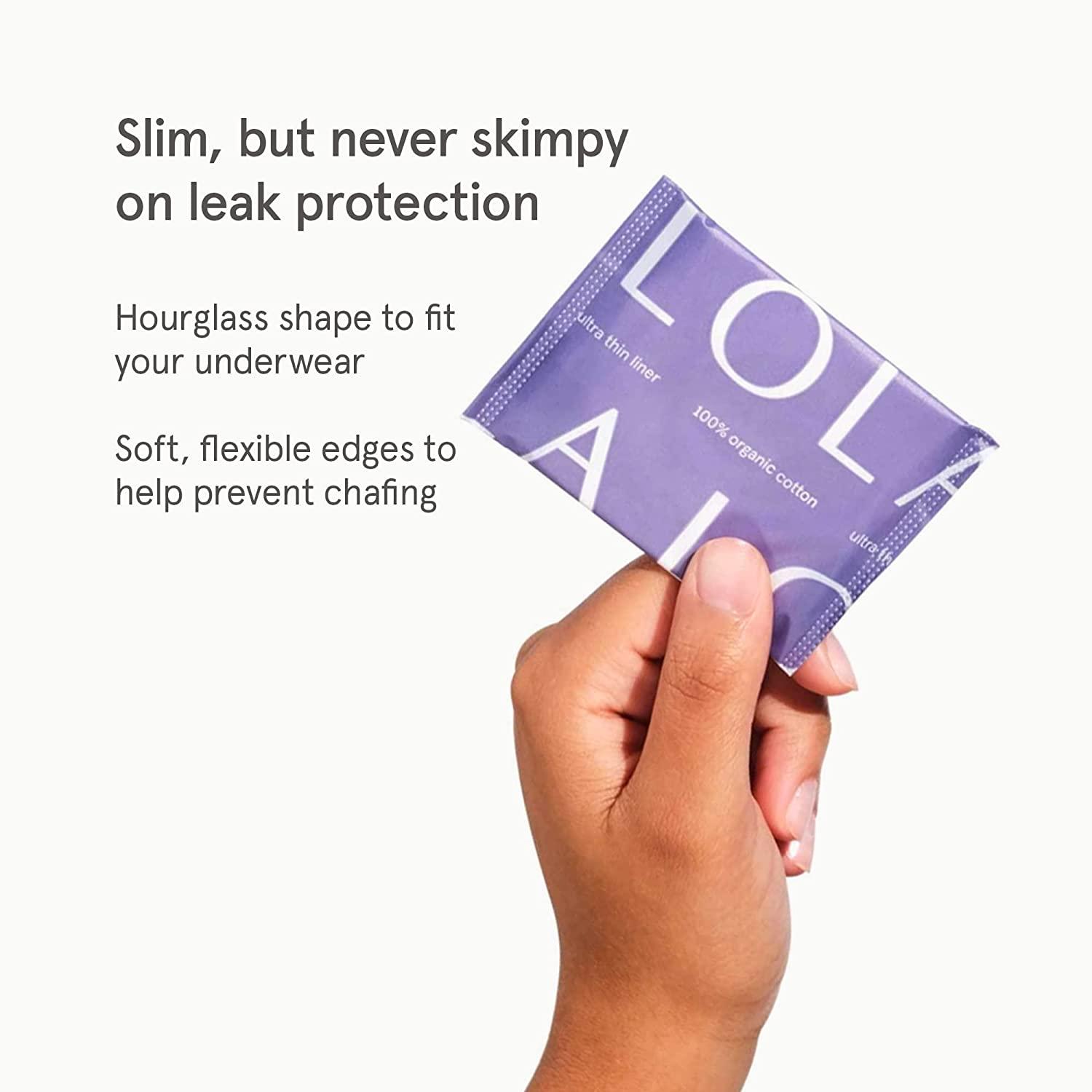 LOLA Ultra Thin Daily Liners, Light Flow Absorbency 72 Count