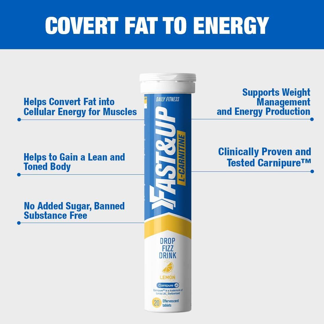 l carnitine fast and up Fast&Up L-Carnitine 1000mg Tartrate Pre-Workout Tablets - Energy Boost -  Lemon Flavour | Buy Now with Express International Delivery