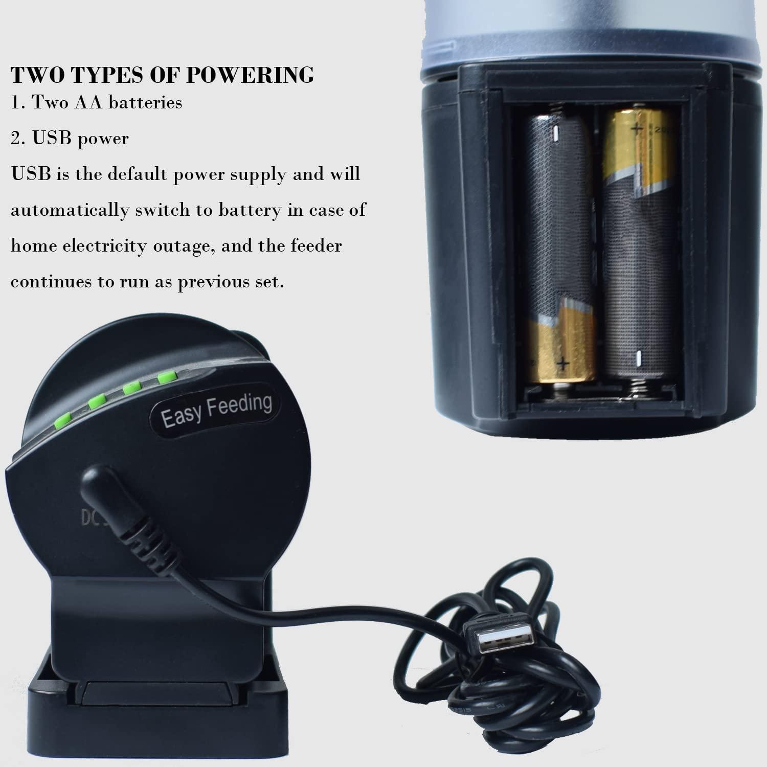 DXOPHIEX WiFi Fish Feeder Automatic Fish Feeder Automatic Dispenser