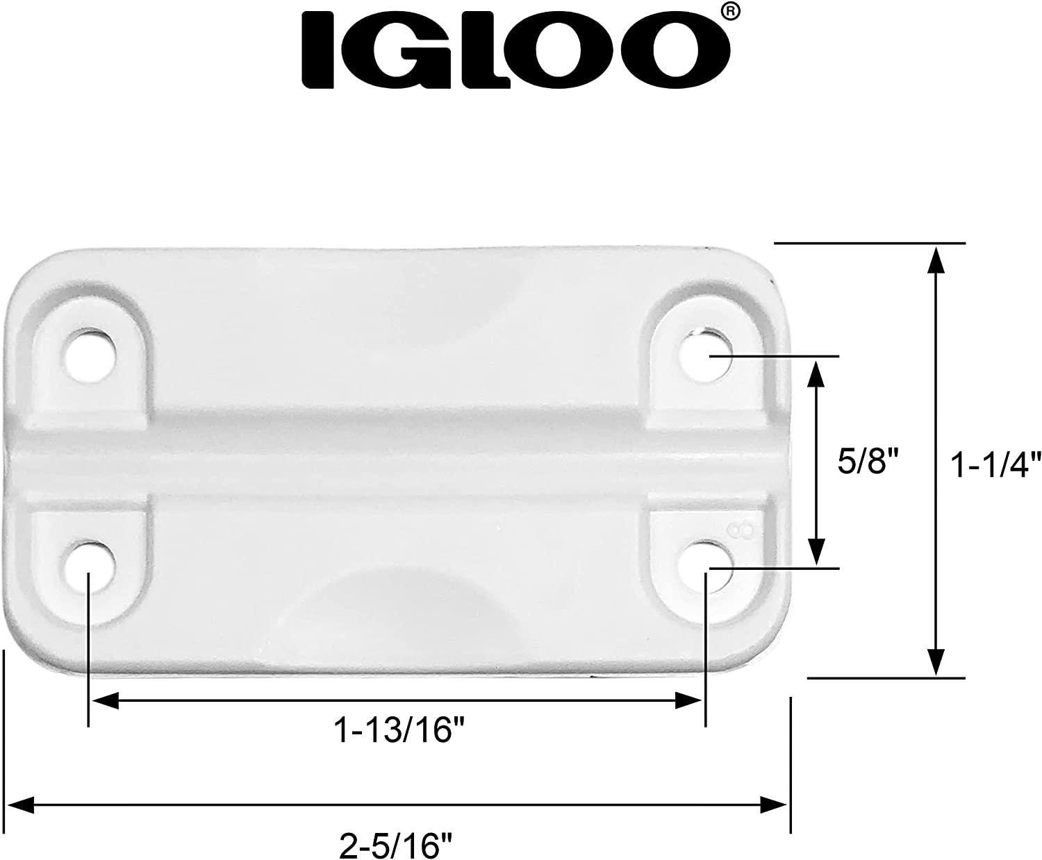 Igloo Cooler Plastic Hinges for Ice Chests (Set of 3)