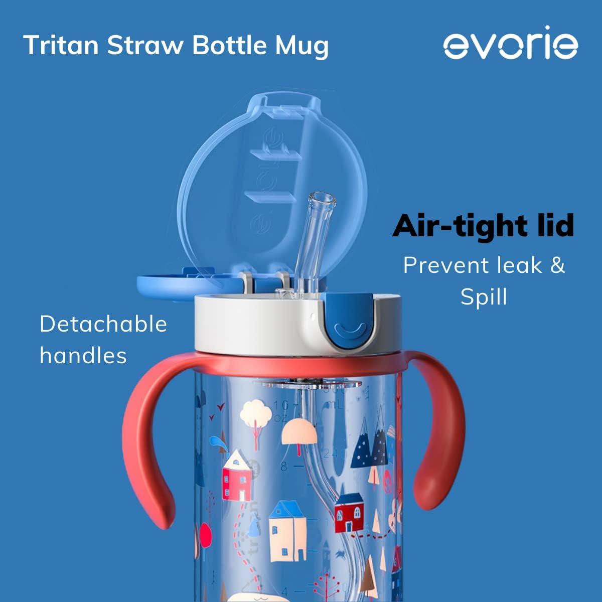 Evorie Tritan Baby Sippy Cup Weighted Gravity Straw Toddler Beginner  Training Bottle, 7 Oz Leakproof Award Winning Infant Water Bottle with  Handles for 6 months above - Yahoo Shopping