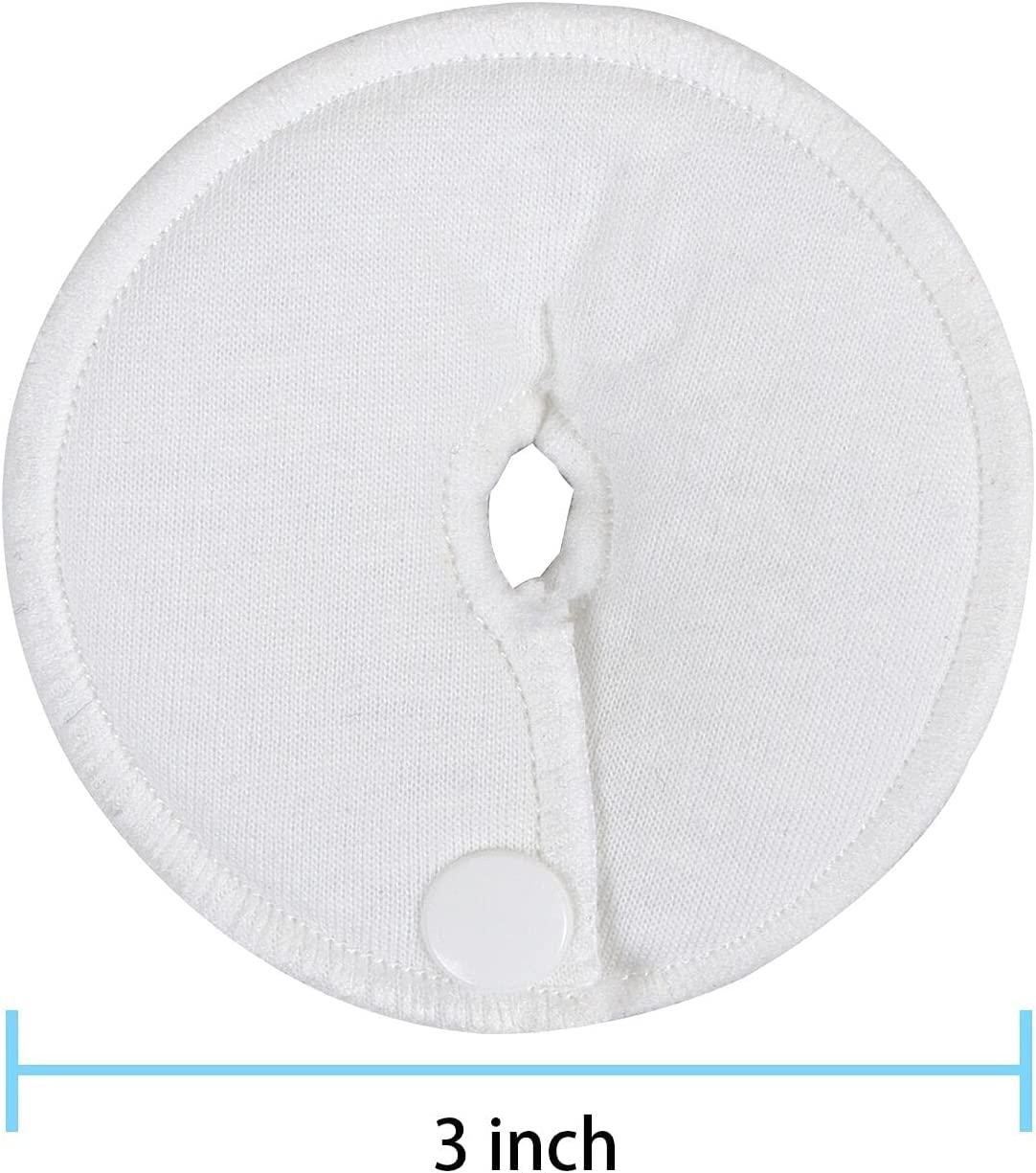 Feeding Tube Pads 12 Pack G Tube Covers & Button Pads for Nursing Care