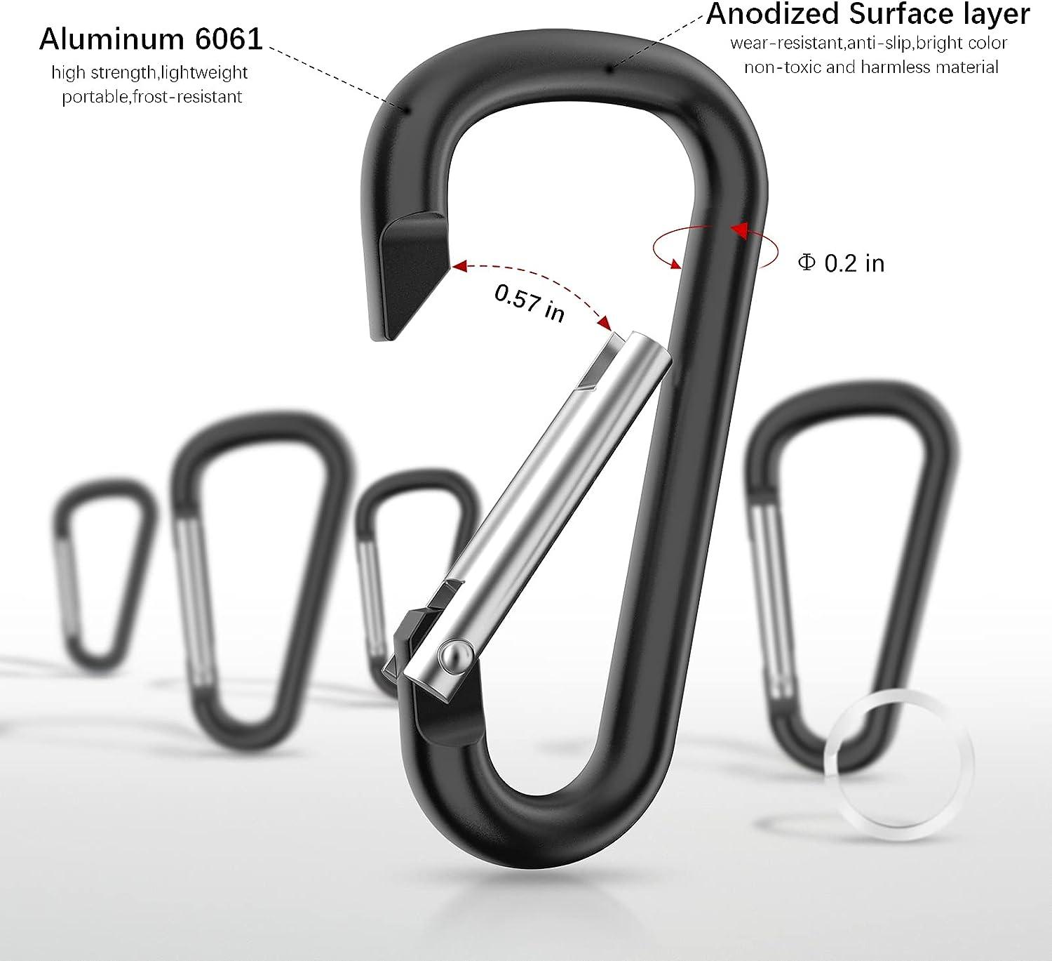 2.25 Carabiner Keychain, Small Carabiner Clip In Many Colors