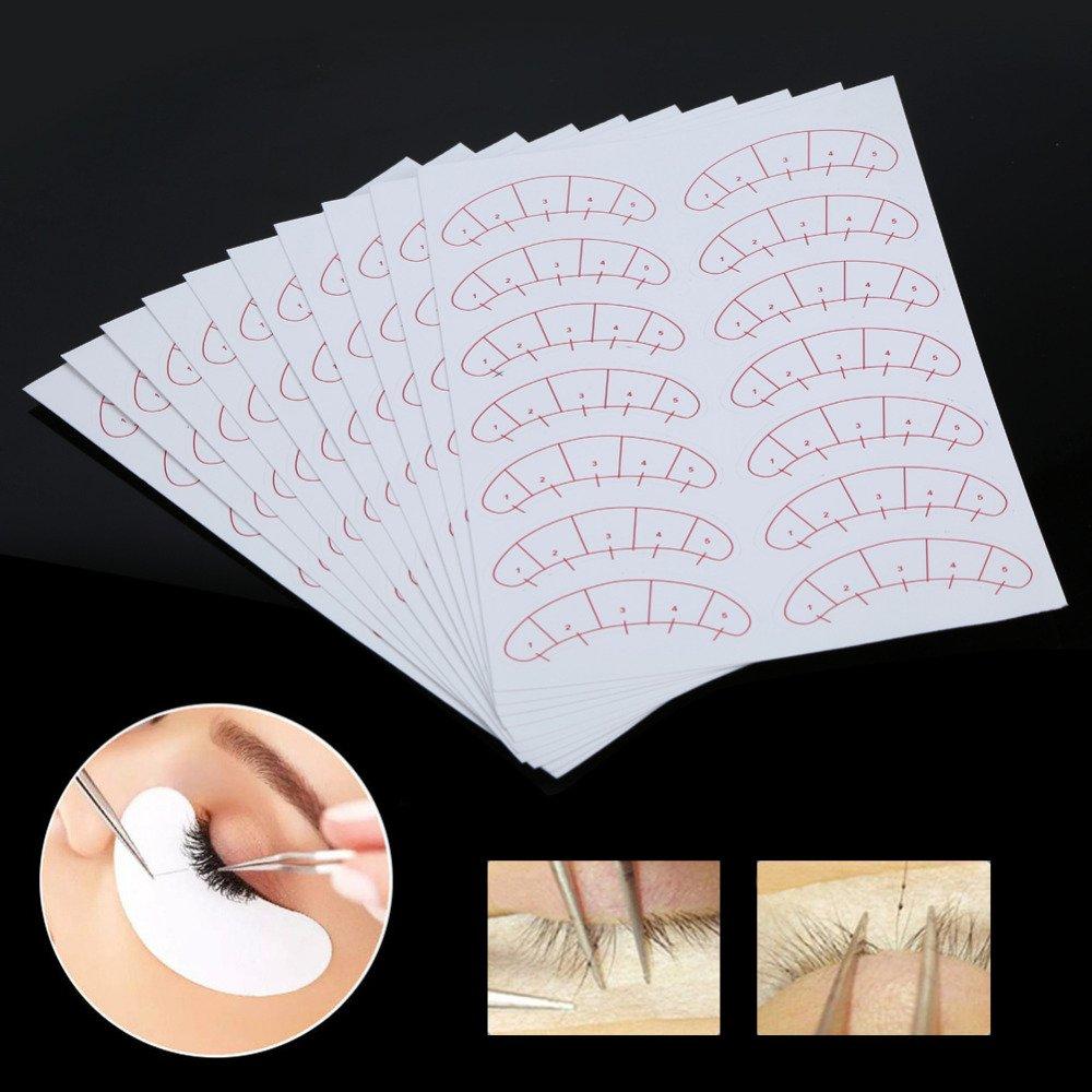 140 Pcs Paper Patches 3D Eyelash Under Eye Pads Patch Lash False