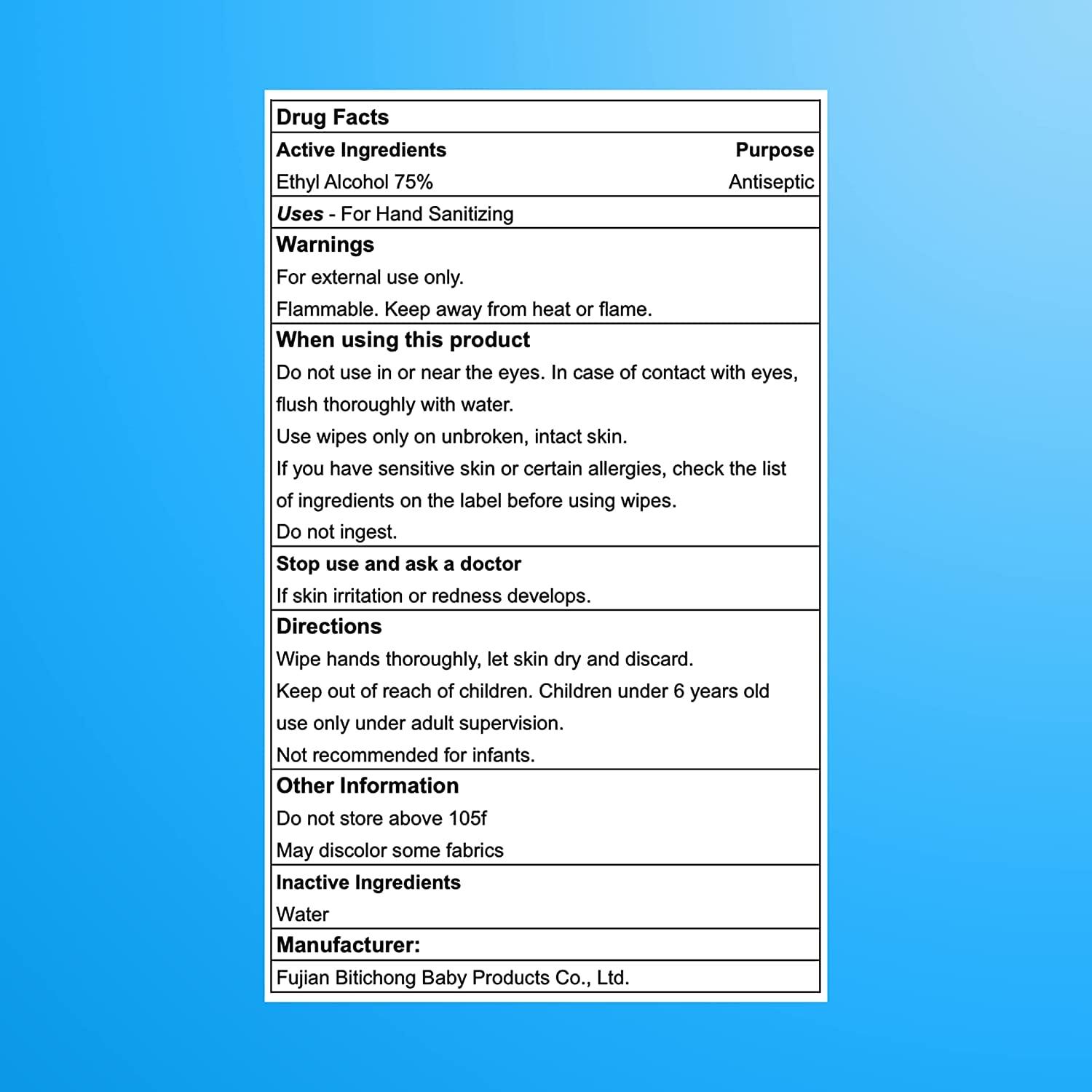 Old South Trading Hand Wipes 240 Wipes in 3 Pillow Packs