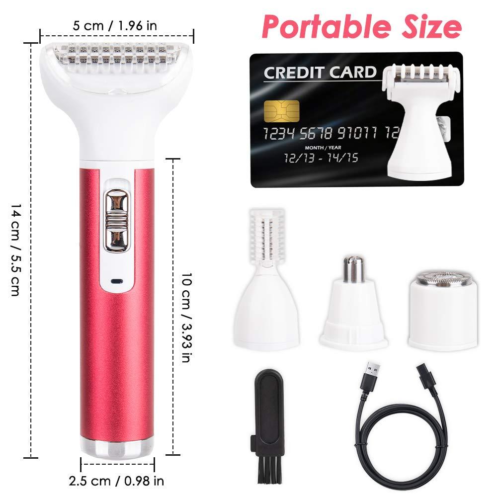 Nasjac Electric Razor for Women, 5 in 1 Women Electric Shaver Bikini