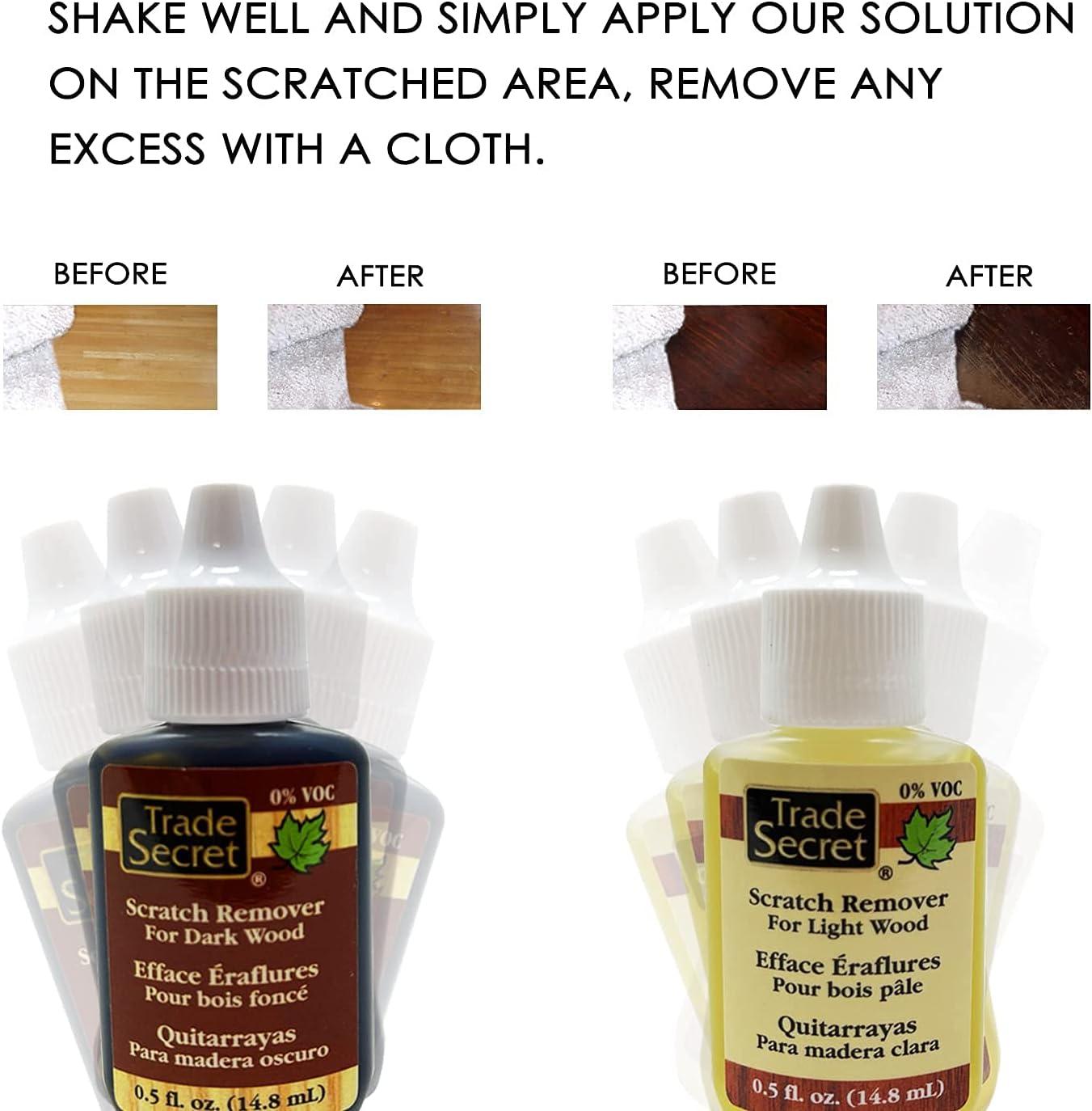 Dark & Light Wood Furniture Scratch Remover Pro Set Hides Scratches