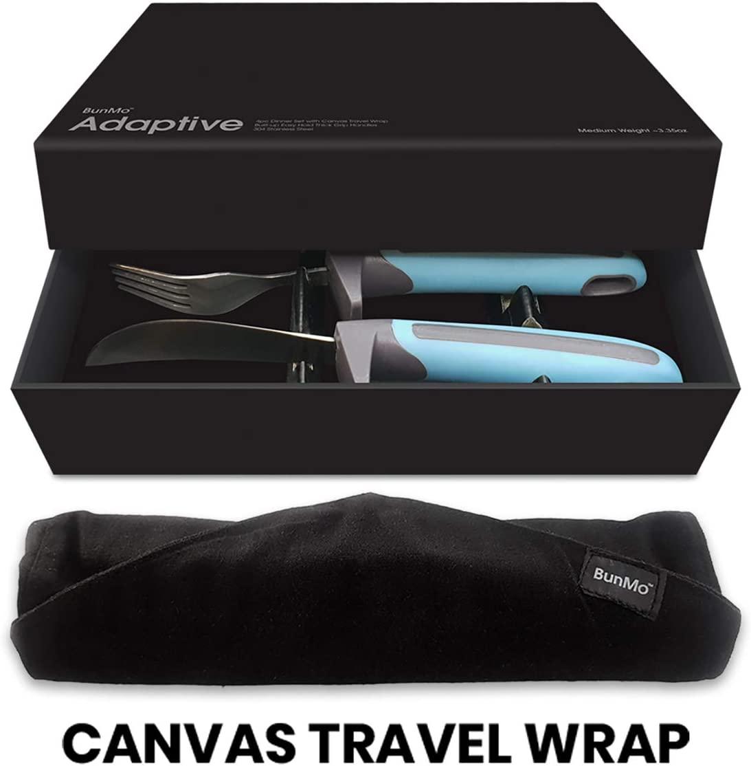 BUNMO Adaptive Utensils Weighted Knives Forks and Spoons Silverware