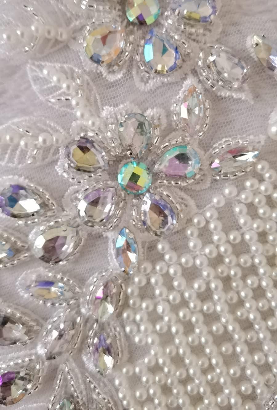blue dress for baby girl Shop Amanda Rhinestones Bodice Applique – KikiTextiles main image 1