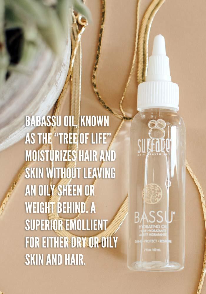 Surface Hair Bassu Hydrating Oil, Intensify Shine, Protect, Brighten