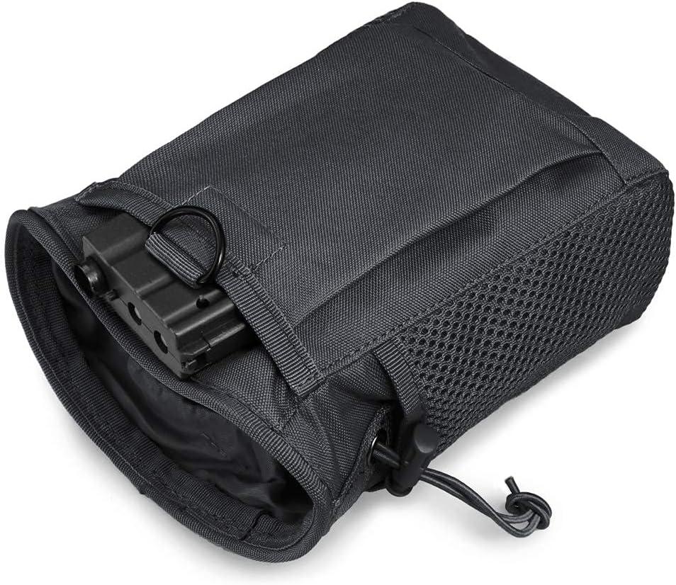 IDOGEAR Tactique Pochette de Récupération Molle Cordon de Serrage Sac à Déchets pour Chargeurs
