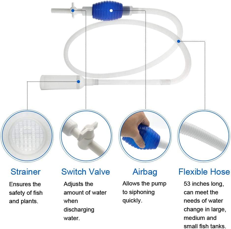 GreenJoy Aquarium Fish Tank Cleaning Kit Tools Algae Scrapers Set