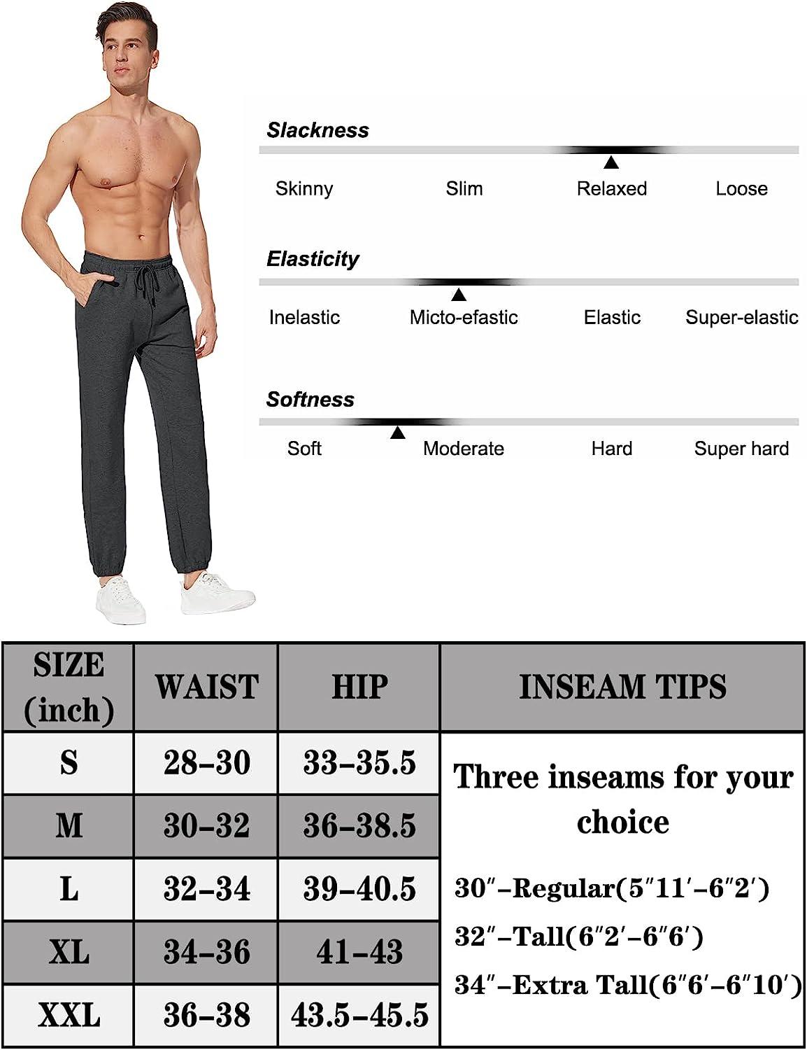 Men's 25 Inch Inseam Pants, Men's 25 Length Pants