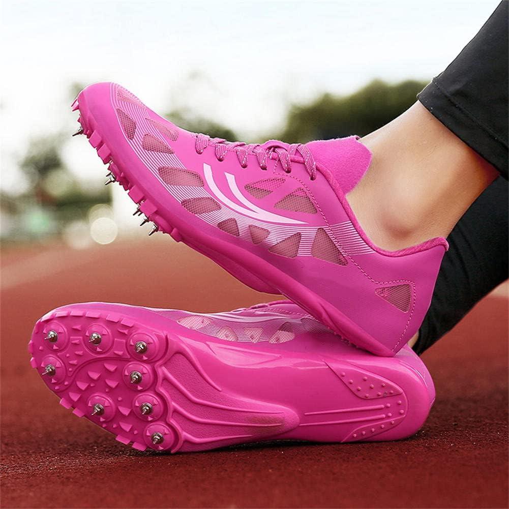 GEXECEUSS Track and Field Spike Shoes Breathable Lightweight