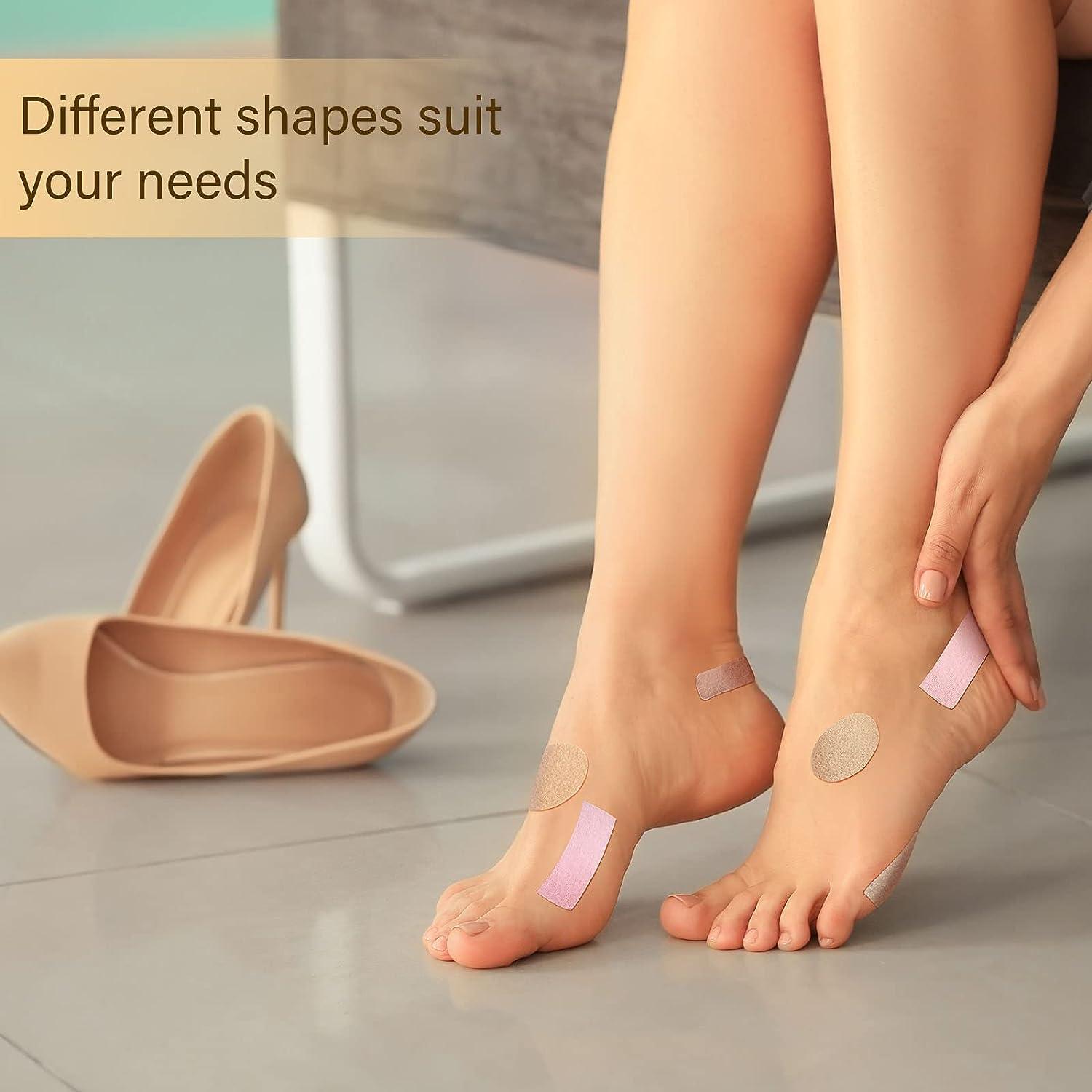 30 Sheets Moleskin for Feet Sets with 110 Pcs Flannel Adhesive Pads and 20 Sheet Adhesive Tape