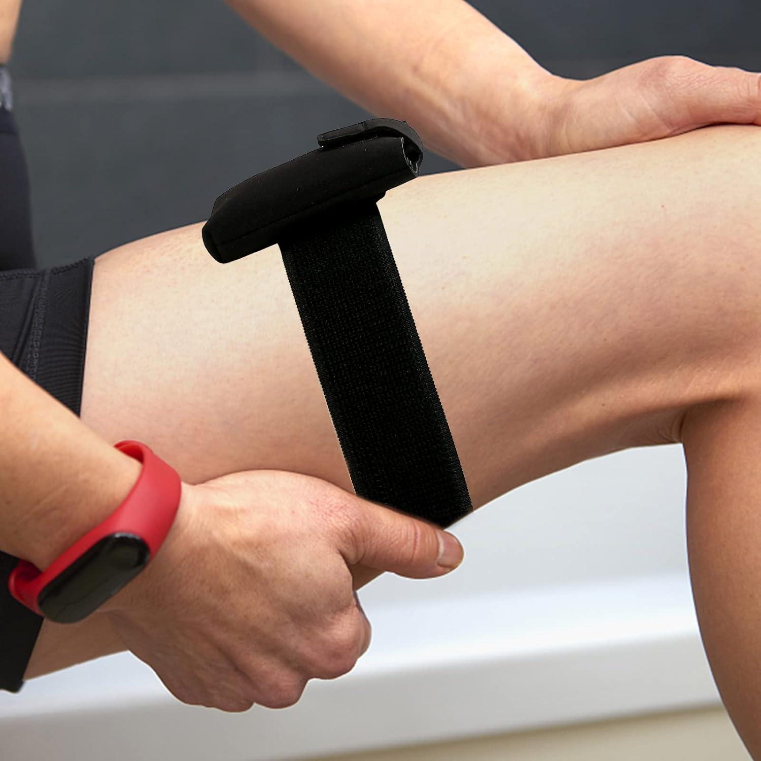 Adjustable Insulin Pump Holder for Adults & Kids Black Leg Strap for t Slim/t Slim X2