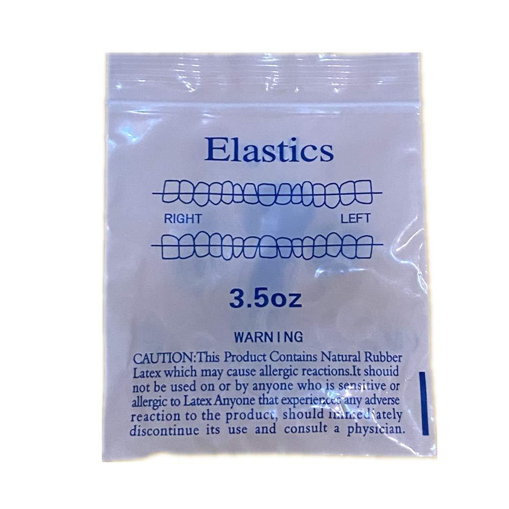 LVCHEN 500 pcs Rubber Bands for Braces elastics Penguin 3.5 Ounces Heavy  Rubber Traction Bands 5/16 (100 Pieces/Pack)