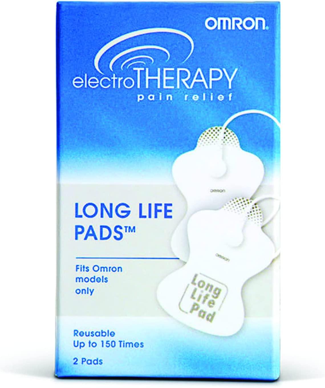 Omron Tens Therapy Pain Relief Long Life Pads 2 Count Regular Pads