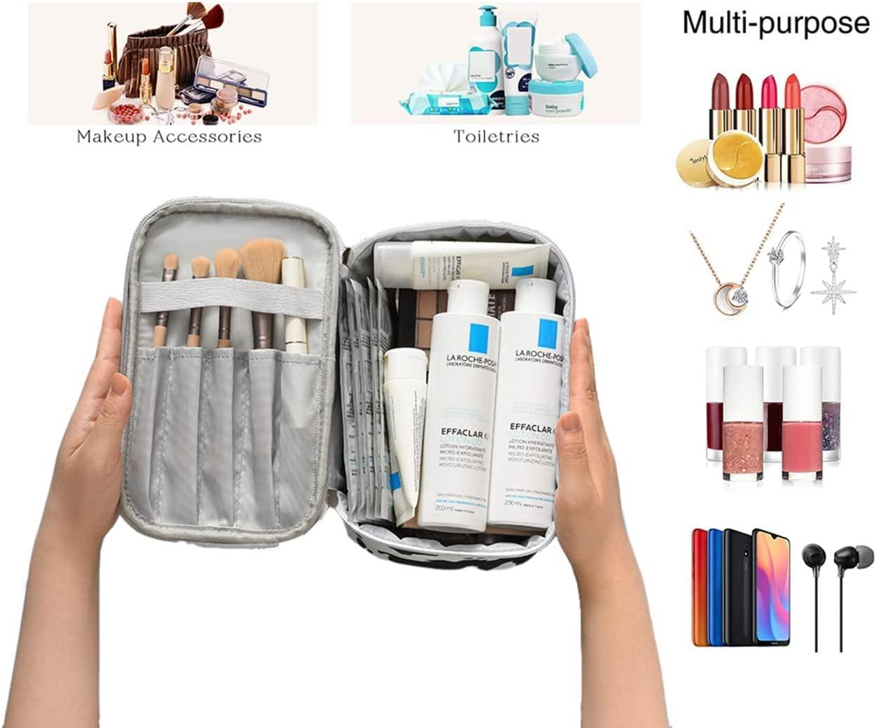 Portable Makeup Bag Cows Travel Small Zipper Cosmetic Bags