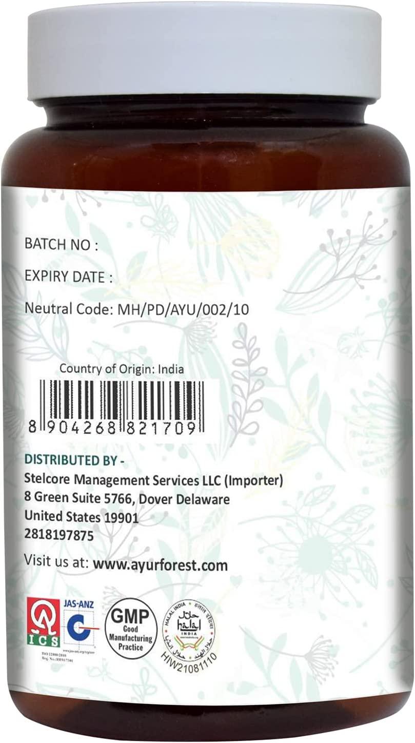 AyurForest Aloe Vera Capsules (Aloe Barbadensis) 120 Capsules (500 mg