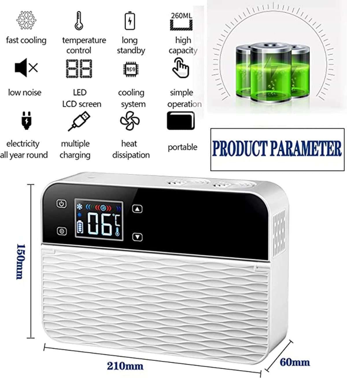 ALSUP Mini Insulin Cooler Box Portable Electric Fridge for Insulin