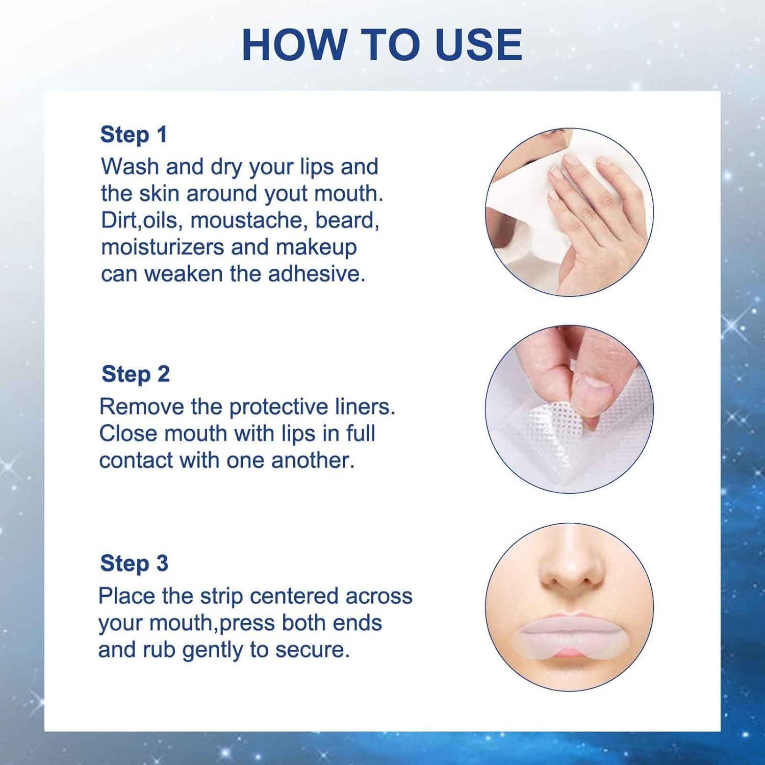 Mouth Tape for Sleeping Anti Snoring 90 pcs Sleep Strips Mouth Breathing Prevention Stop snoring