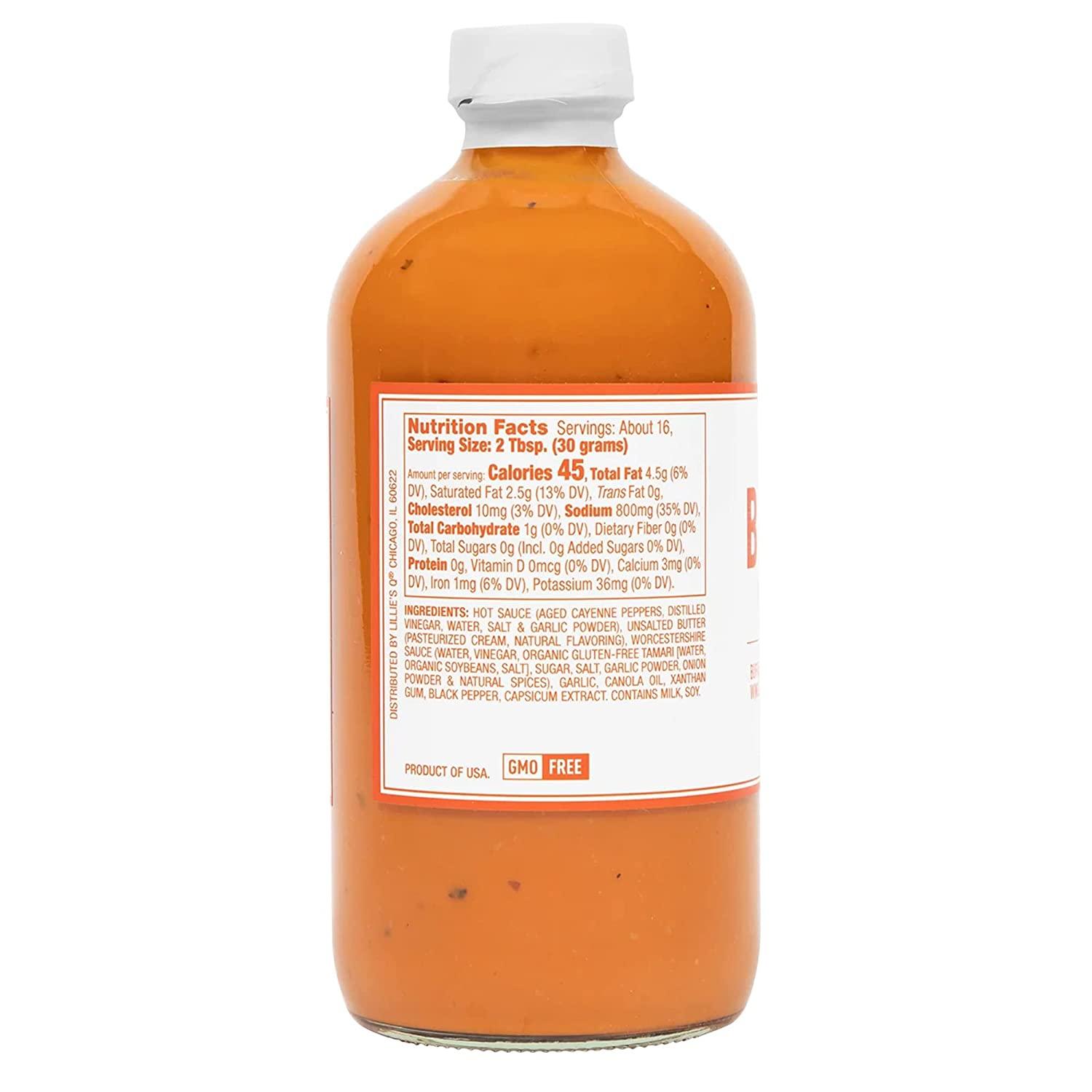 Lillie's Q Buffalo Wing Sauce, KetoFriendly, Spicy Flavor with