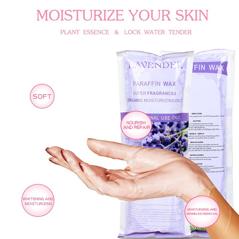 6 lbs Lavender Scented Paraffin Wax Refill 6 Pack for Arthritis Pain