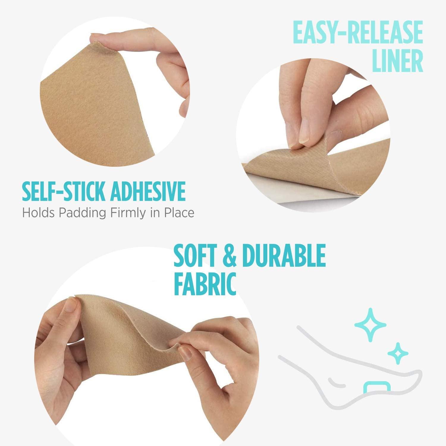 Comfort Zone Super Moleskin Padding, Protects Tender Areas of The Foot