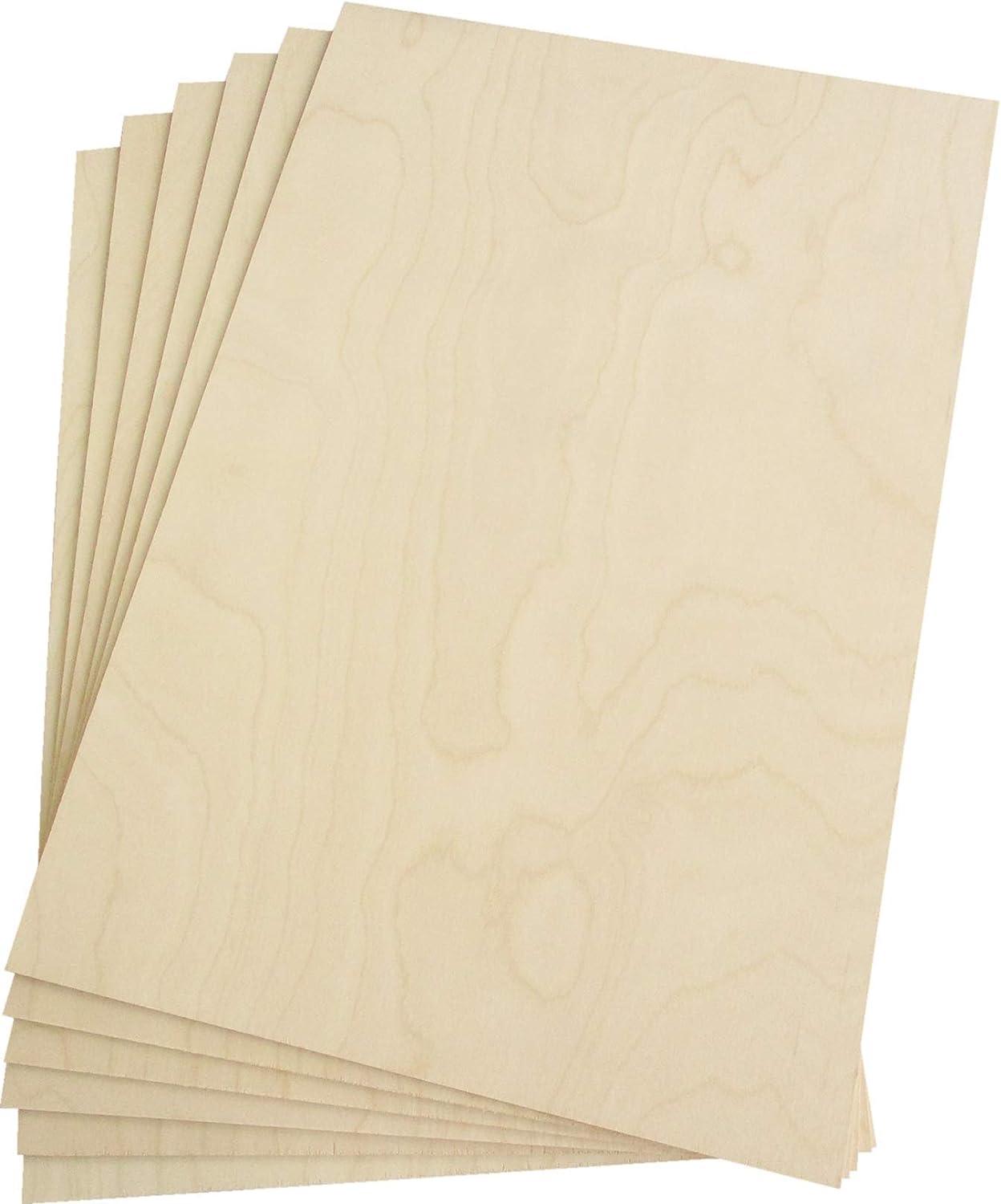 6mm, 1/4 x 8 x 8 Unfinished Baltic Birch plywood sheets