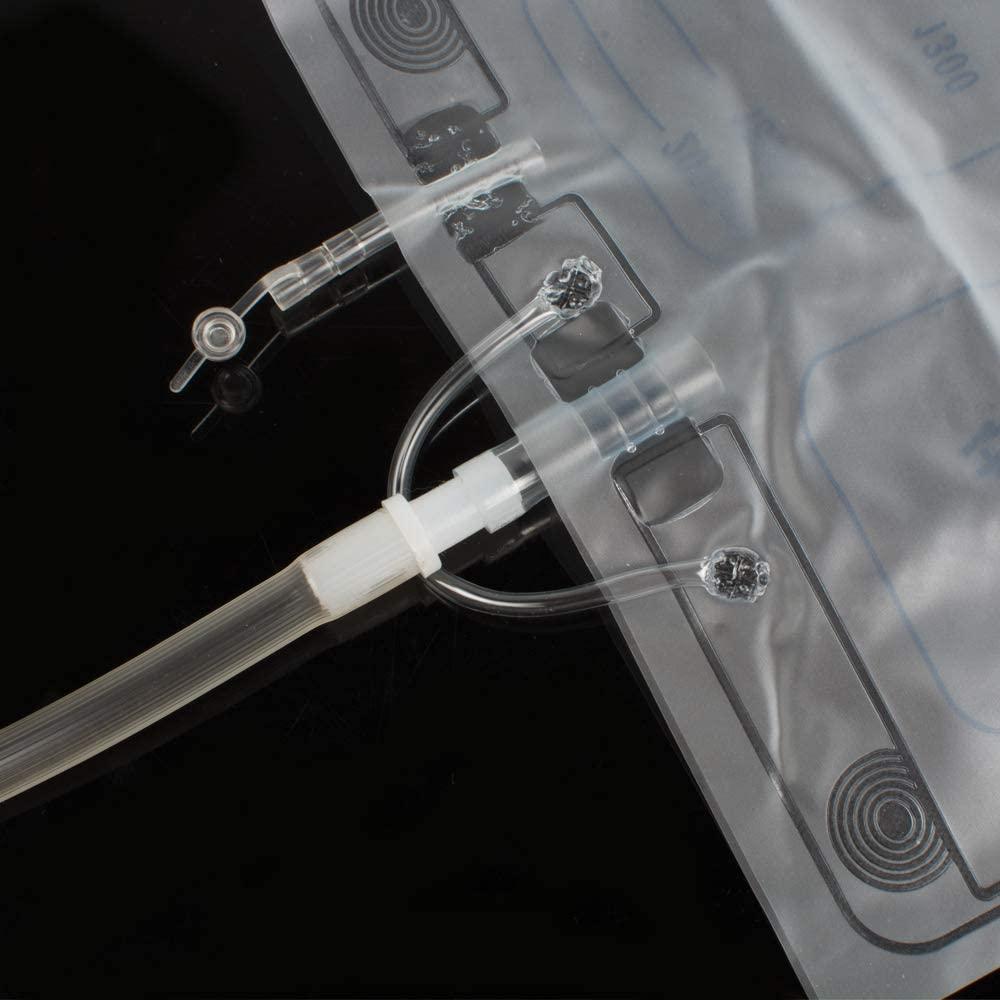 Lolicute Urinal Pee Holder,Urine Bag Collector 1000ml Portable Wearable