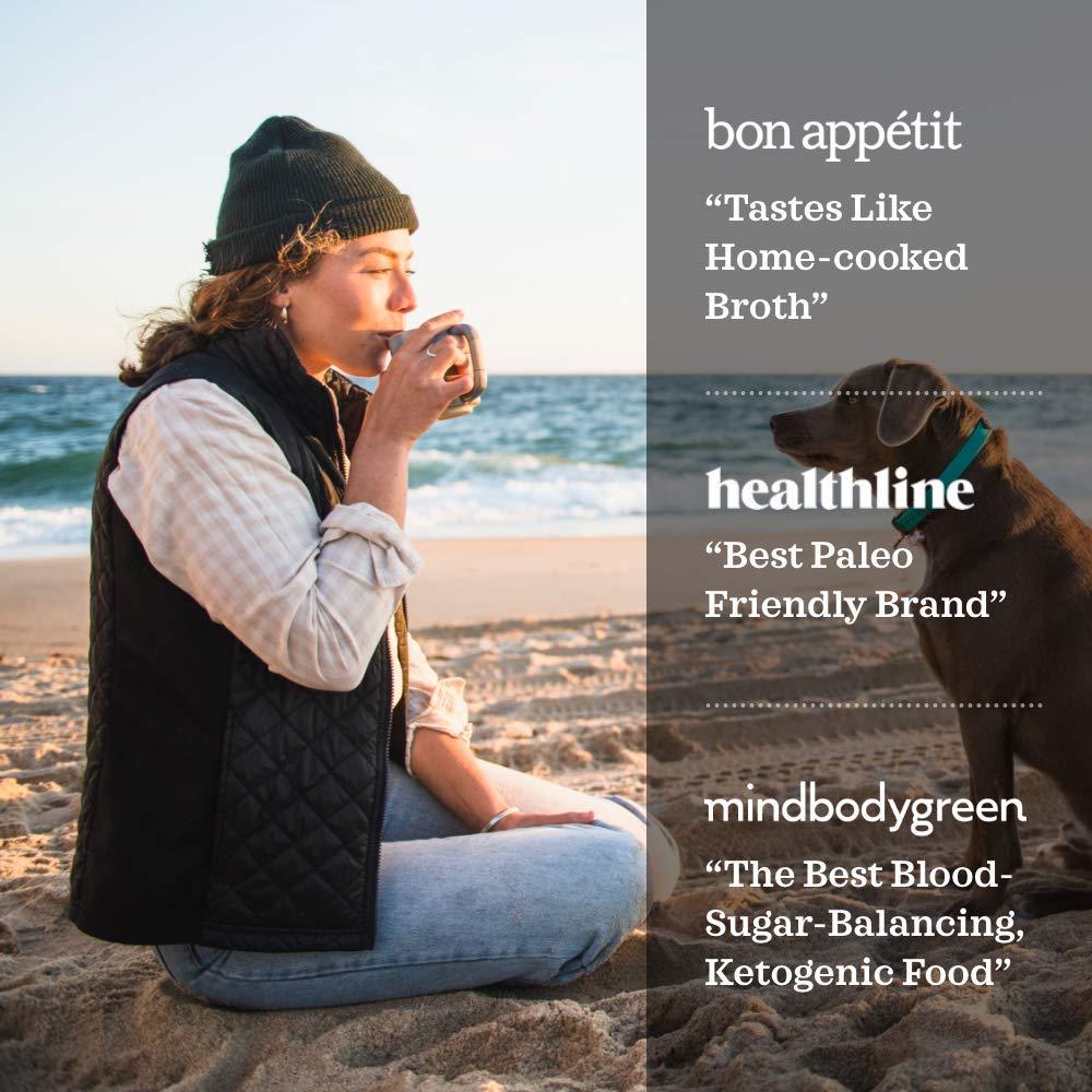 Kettle & Fire Mushroom Bisque Keto Soup 16.9 OZ (Pack of 1) Low Carb, GlutenFree