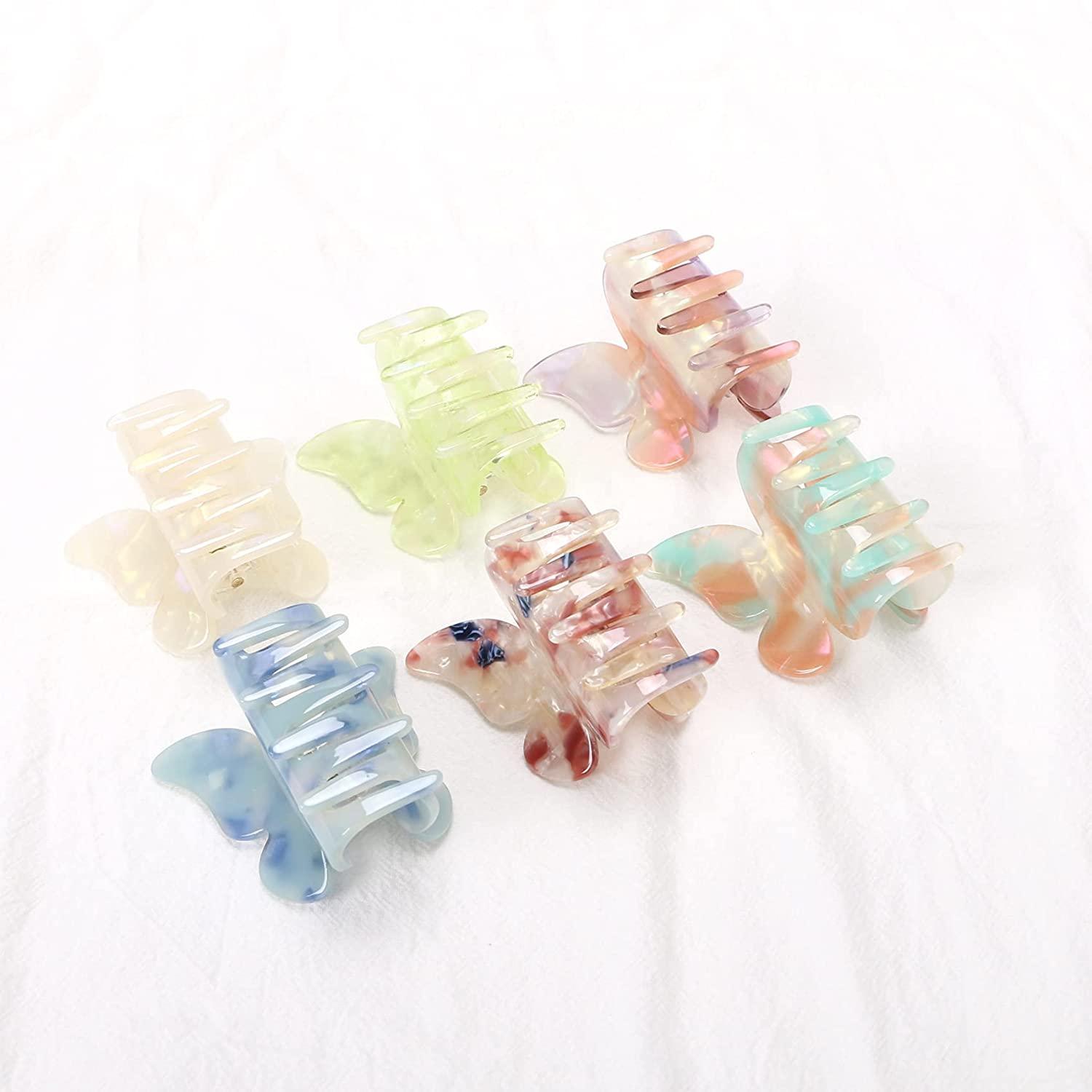3Pcs Set Mini Claw Clips Small Plastic Hair Clips Hair Clamps Mix