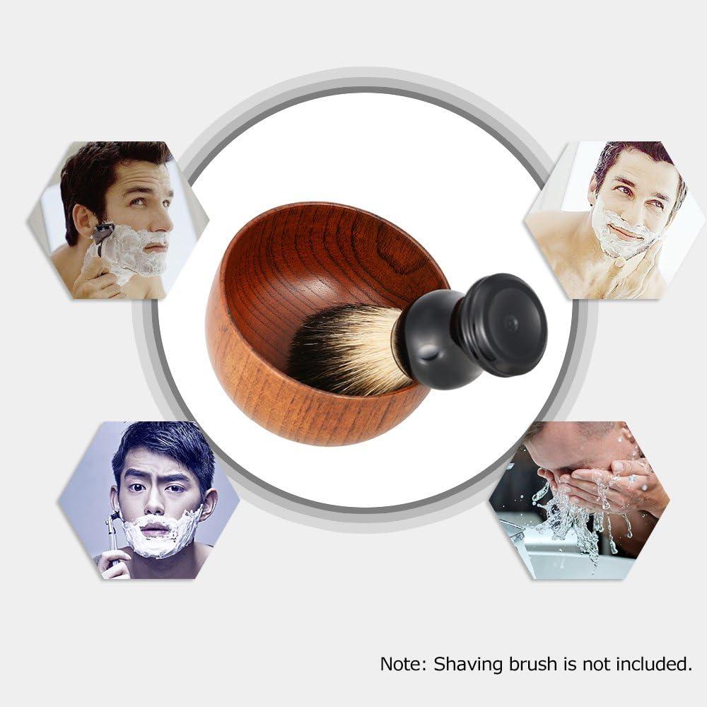 Anself Wooden Shaving Soap Bowl Shave Cream Cup Cleaning Mug - View #6