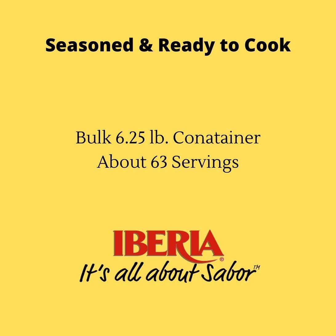 Iberia Yellow Rice 6.25 lb Spanish Style Seasoned Rice 6.25 Pound Pack