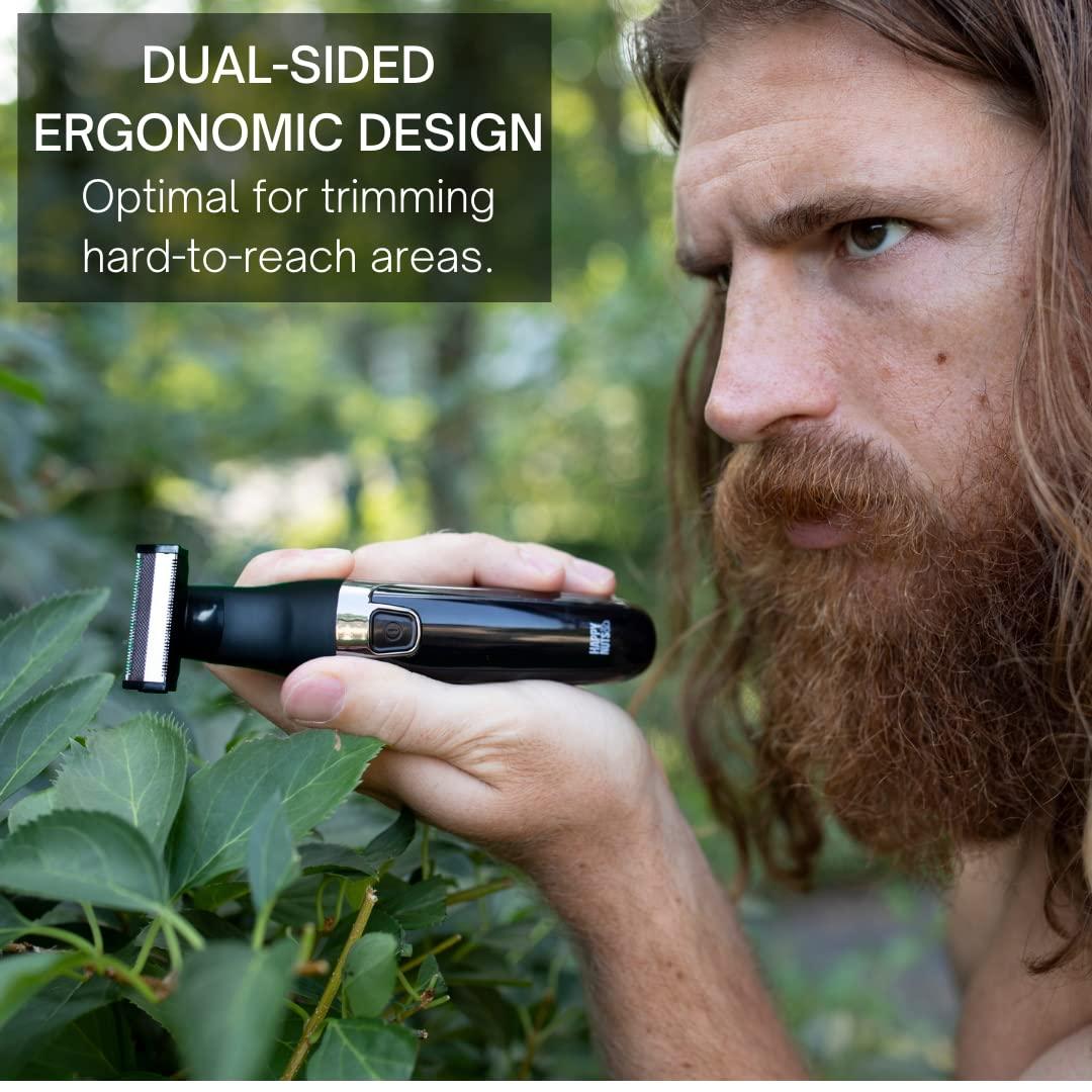 Ballber Groin Trimmer for Men by Happy Nuts Waterproof & Rechargeable
