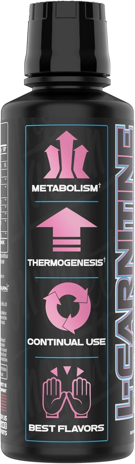 VMI Sports L-Carnitine 1500mg - Stimulant-Free Thermogenic for Men & Women  | Liquid Fat Loss Support (Miami Vice | Buy Now with Express International  Delivery